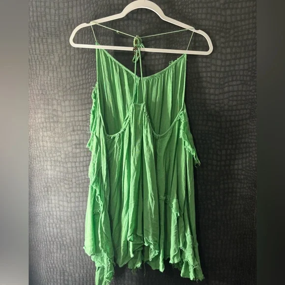 Free People boho tank/dress 💚✨ - Picture 2 of 5